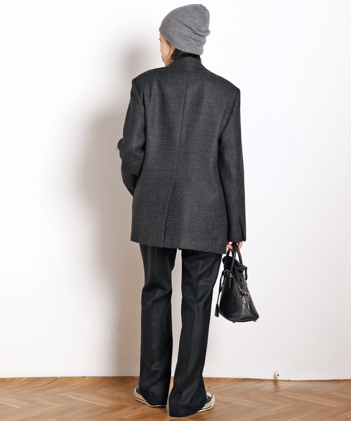 AP STUDIO ジャケット テーラードジャケット グレンチェックダブル