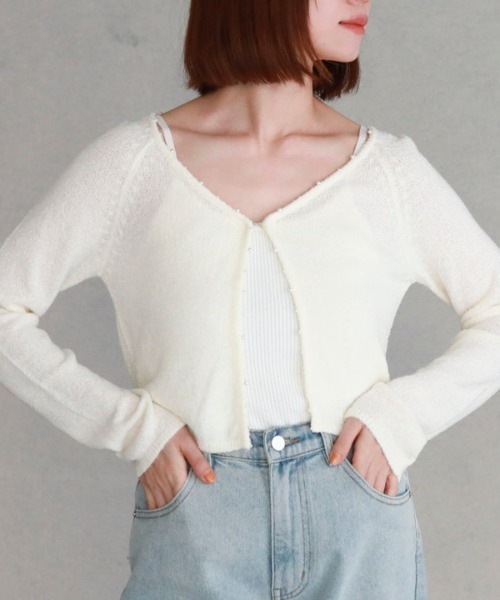 [archives] вязаный ансамбль MEDIUM слоновая кость женский 