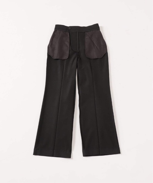 新品　試着のみ　FRAMeWORK 裏起毛フレアパンツ 　ブラック　38 新品 試着のみ FRAMeWORK 裏起毛フレアパンツ ブラック 38 - メルカリ