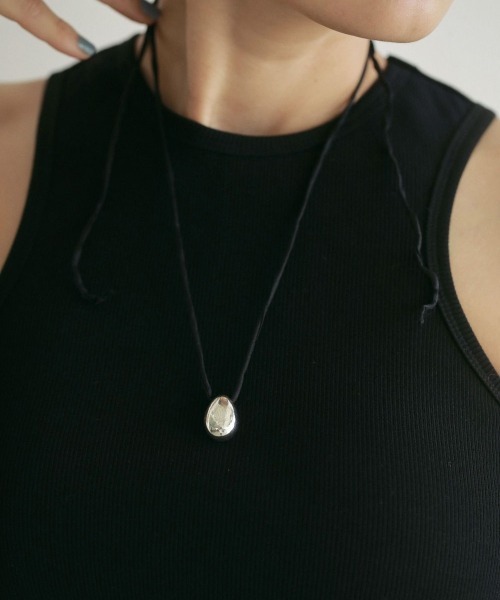 anuke ネックレス anuke（アンヌーク） ネックレス anuke Silkoord×Parts Necklace