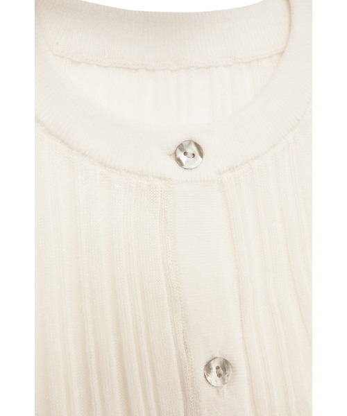 Her lip to ニットカーディガン S ホワイト レディース : ZOZOTOWN