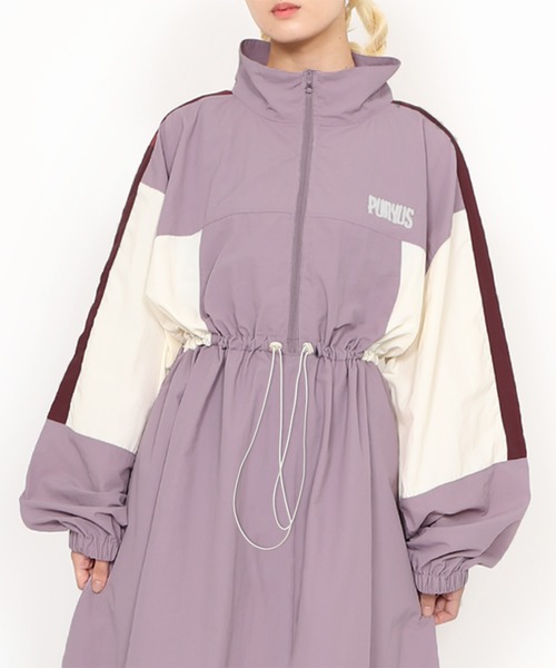 「PUNYUS」 長袖ワンピース 3 パープル レディース_画像8