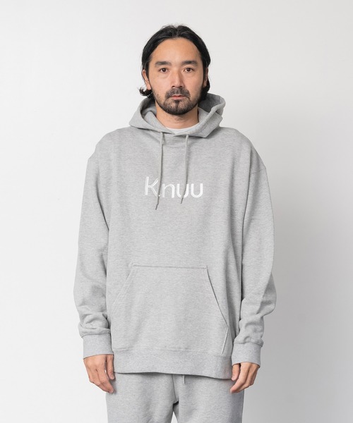 Knuu パーカー Big Logo Heavy Hooded Sweatshirt メンズ : ZOZOTOWN