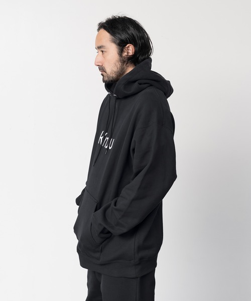 Knuu パーカー Big Logo Heavy Hooded Sweatshirt メンズ : ZOZOTOWN