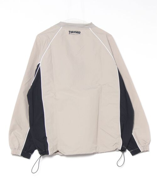 「THRASHER」 ナイロンブルゾン L ライトグレー メンズ_画像2