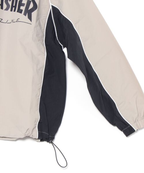 「THRASHER」 ナイロンブルゾン L ライトグレー メンズ_画像3