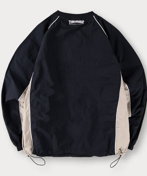 「THRASHER」 ナイロンブルゾン L ライトグレー メンズ_画像4