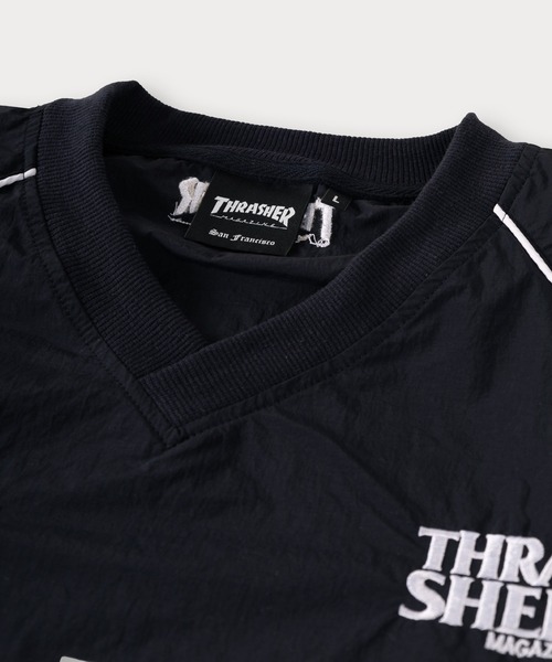 「THRASHER」 ナイロンブルゾン L ライトグレー メンズ_画像5