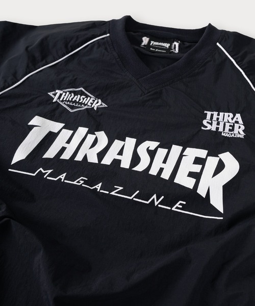 「THRASHER」 ナイロンブルゾン L ライトグレー メンズ_画像6
