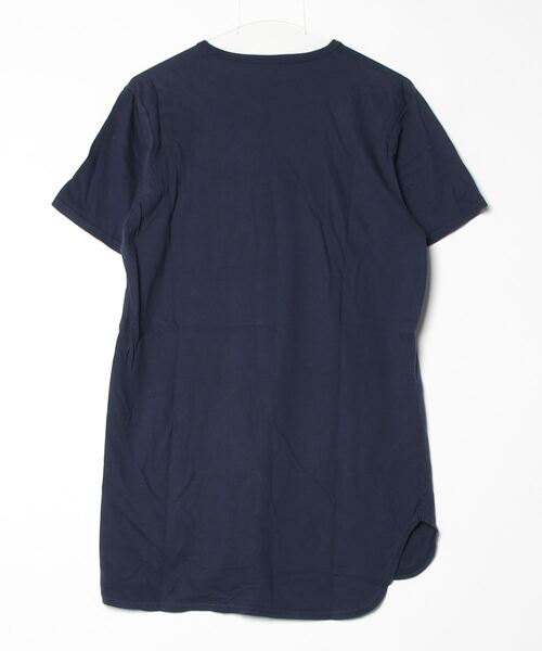 「DISCOVERED」 半袖Tシャツ 2 ネイビー メンズ_画像2
