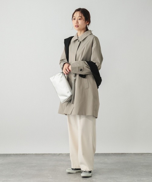 GLOBAL WORK（グローバルワーク） ステンカラーコート コート 防風