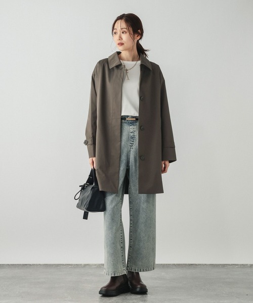 GLOBAL WORK（グローバルワーク） ステンカラーコート コート 防風