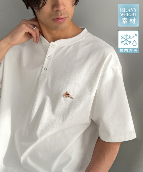Java ヘンリーネック tシャツ 「JaVaジャバコラボ」「接触冷感機能付き