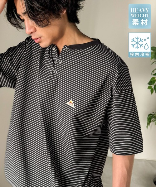 Java ヘンリーネック tシャツ 「JaVaジャバコラボ」「接触冷感機能付き