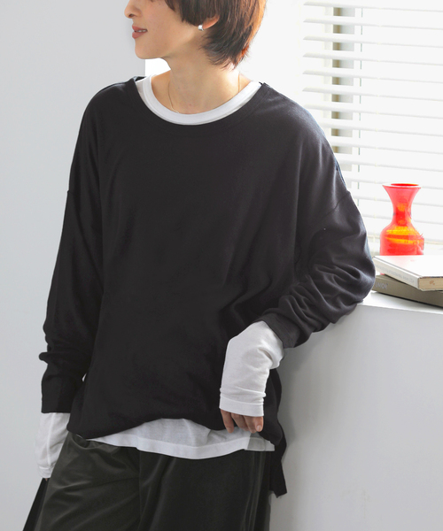 「MILLER」 長袖カットソー FREE ブラック レディース_画像5