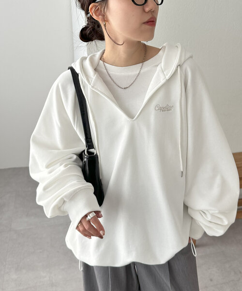 Discoat（ディスコート） プルオーバーパーカー FREE ライトグレー