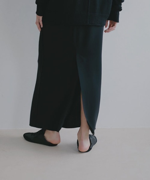 ETRE TOKYO（エトレトウキョウ） スカート ダブルフェイスIライン