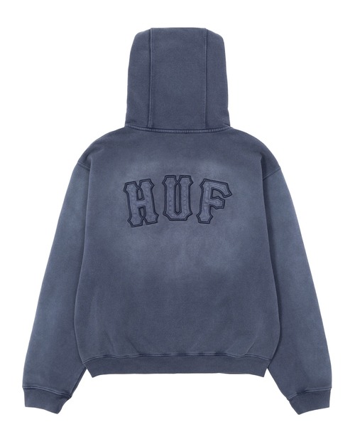 ★HUF★HUF ARCH LOGO HOODIE ZIP UP★ HUF（ハフ） パーカー ARCH WIDE FULL ZIP HOODIE メンズ レディース