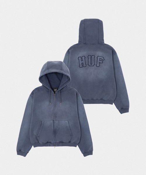 HUF（ハフ） パーカー ARCH WIDE FULL ZIP HOODIE メンズ レディース