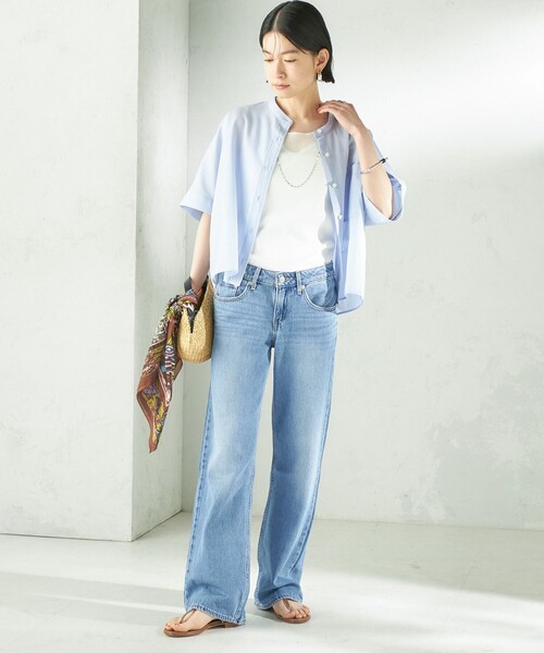 ジーンズ デニム デニムパンツ 「SHIPS EXCLUSIVE」Levi’s: LOW LOOSE ライトオンス レディースの画像