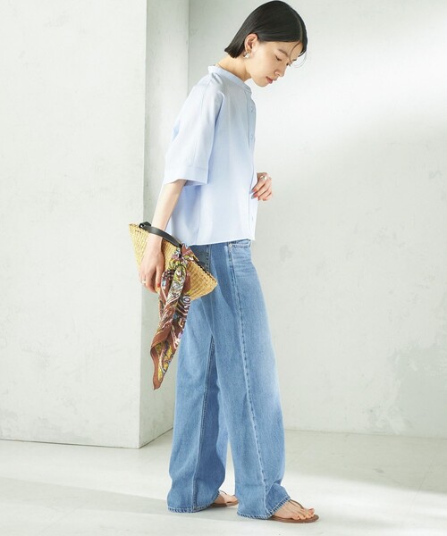 ジーンズ デニム デニムパンツ 「SHIPS EXCLUSIVE」Levi’s: LOW LOOSE ライトオンス レディースの画像