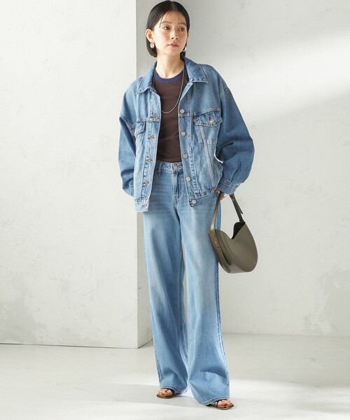ジーンズ デニム デニムパンツ 「SHIPS EXCLUSIVE」Levi’s: LOW LOOSE ライトオンス レディースの画像