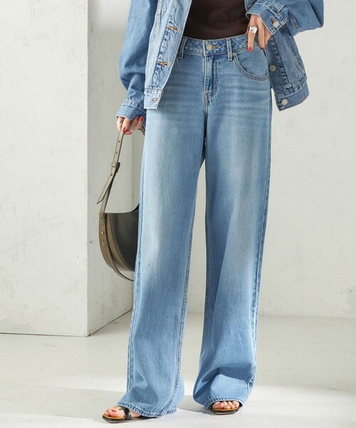 ジーンズ デニム デニムパンツ 「SHIPS EXCLUSIVE」Levi’s: LOW LOOSE ライトオンス レディースの画像