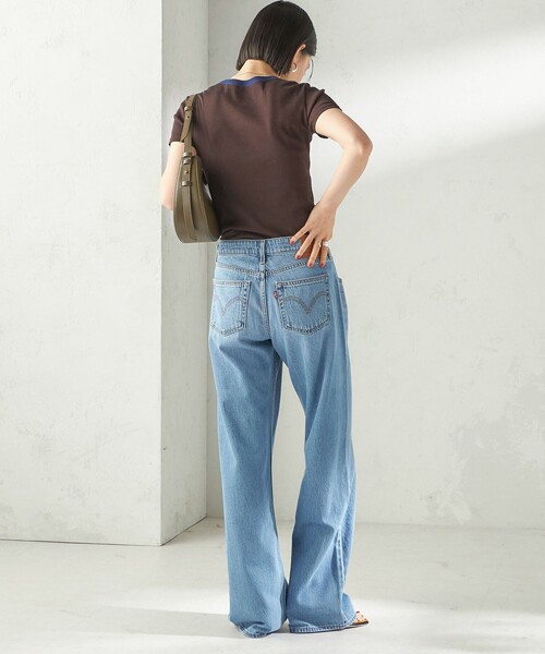 ジーンズ デニム デニムパンツ 「SHIPS EXCLUSIVE」Levi’s: LOW LOOSE ライトオンス レディースの画像