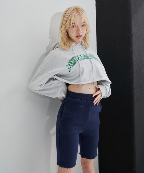 「SHAGGIE」 ショートパンツ FREE グレー レディース_画像2