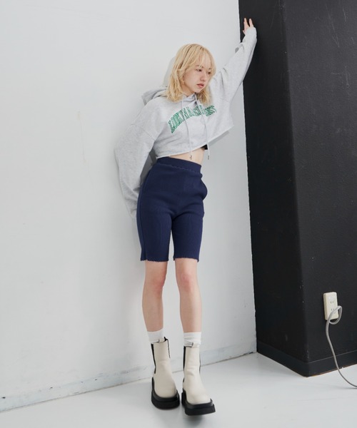 「SHAGGIE」 ショートパンツ FREE グレー レディース_画像3