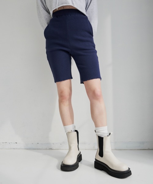 「SHAGGIE」 ショートパンツ FREE グレー レディース_画像4