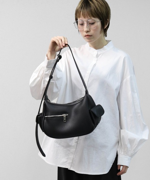 THE CELL. ショルダーバッグ バッグ フェイクレザーサイドポケット