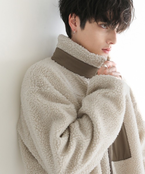 「ASTRONOMY」 ブルゾン L アイボリー メンズ_画像3