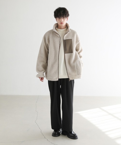 「ASTRONOMY」 ブルゾン L アイボリー メンズ_画像9