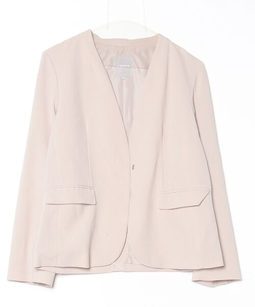 LEPSIM（レプシィム） ノーカラージャケット MEDIUM グレイッシュ