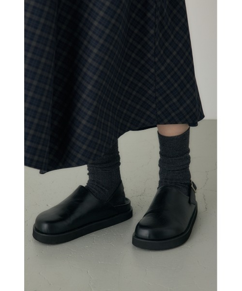 「crie conforto」 フラットサンダル SMALL ブラック レディース_画像2
