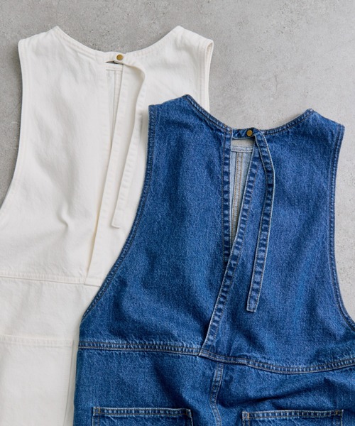 pual ce cin 「PUAL CE CIN」 オーバーオール FREE オフホワイト