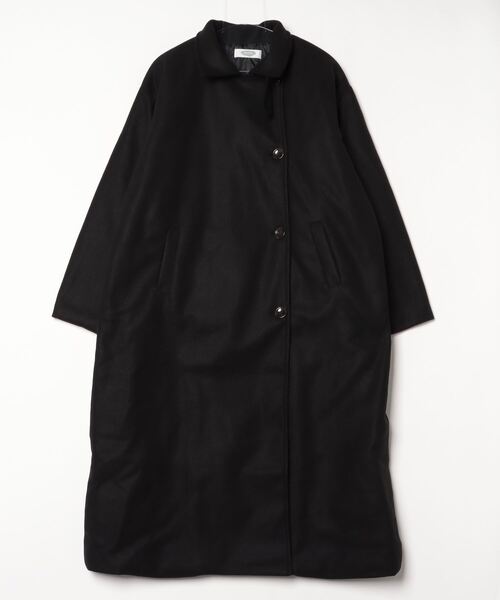 「Auntie Rosa Holiday」 ステンカラーコート MEDIUM ブラック レディース_画像2