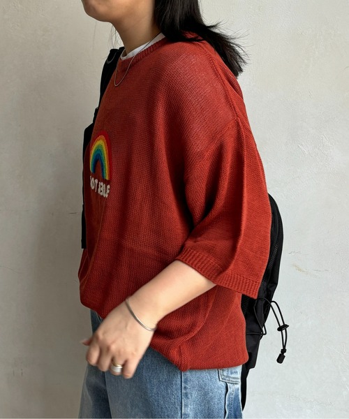 「CPCM」 半袖ニット LARGE ブラック メンズ_画像9