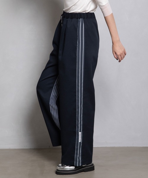 「MARECHAL TERRE」 イージーパンツ MEDIUM チャコールグレー レディース_画像3