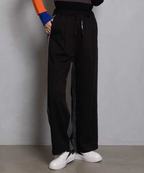 「MARECHAL TERRE」 イージーパンツ MEDIUM チャコールグレー レディース_画像9