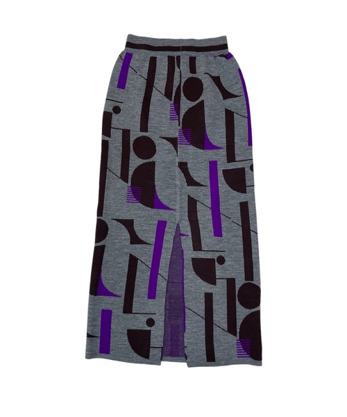 「DOLLUPOOPS」 ニットスカート 38 ブラック レディース_画像2