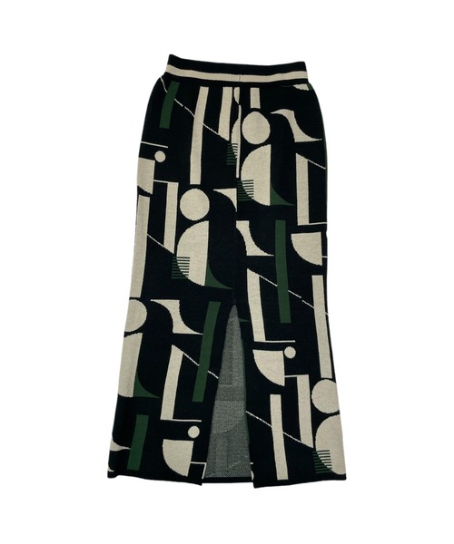 「DOLLUPOOPS」 ニットスカート 38 ブラック レディース_画像5