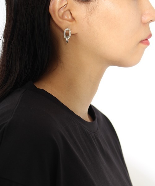 「PHILIPPE AUDIBERT」 ピアス(両耳用) ONE SIZE シルバー レディース_画像4
