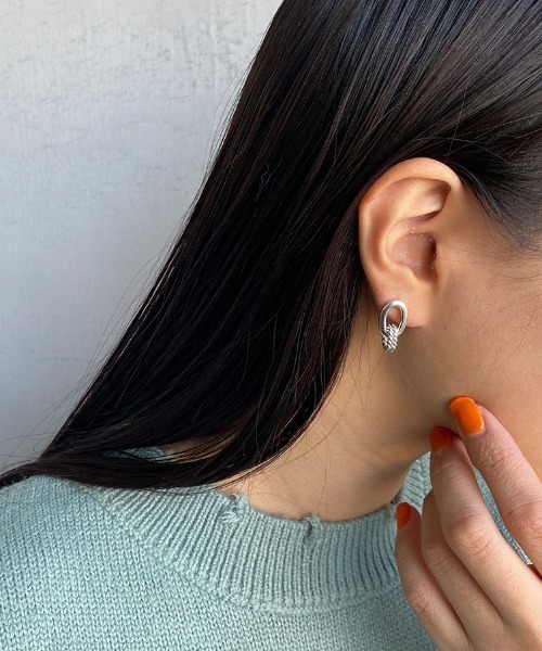 「PHILIPPE AUDIBERT」 ピアス(両耳用) ONE SIZE シルバー レディース_画像6