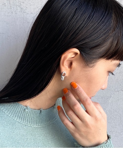 「PHILIPPE AUDIBERT」 ピアス(両耳用) ONE SIZE シルバー レディース_画像9