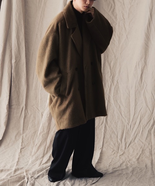 「epnok」 チェスターコート LARGE チャコールグレー メンズ_画像7