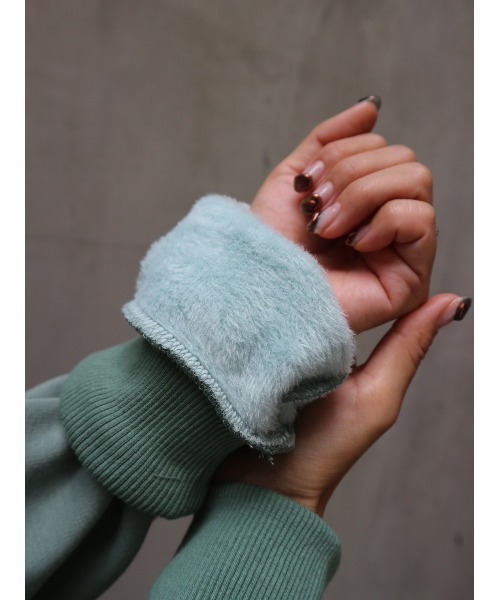 「TRUNC」 スウェットカットソー FREE チャコールグレー レディース_画像2