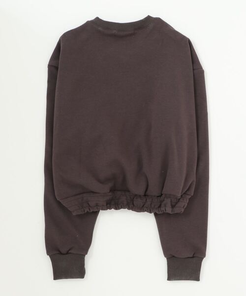 「TRUNC」 スウェットカットソー FREE チャコールグレー レディース_画像3