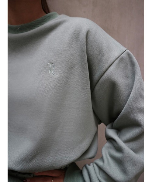 「TRUNC」 スウェットカットソー FREE チャコールグレー レディース_画像9